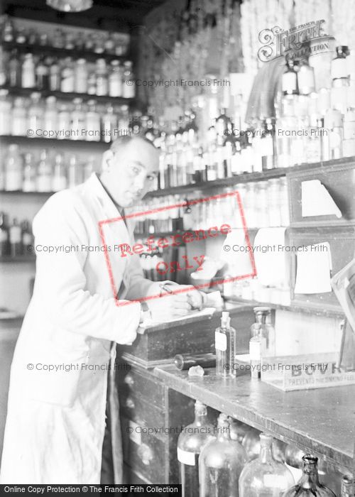 Photo of Pharmacist c.1935