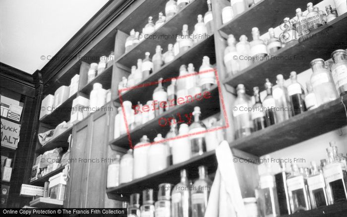 Photo of Pharmacy Shelves c.1950