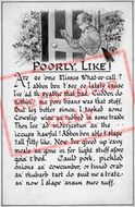 Poorly Like 1932, Generic