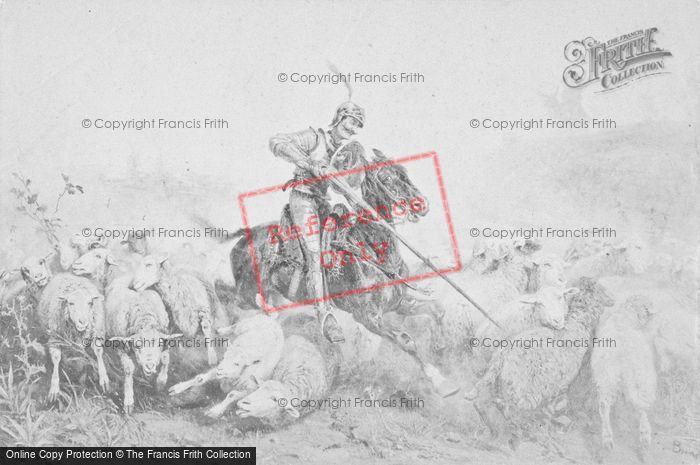 Photo of Quixote Charging The Sheep, Brendel c.1880