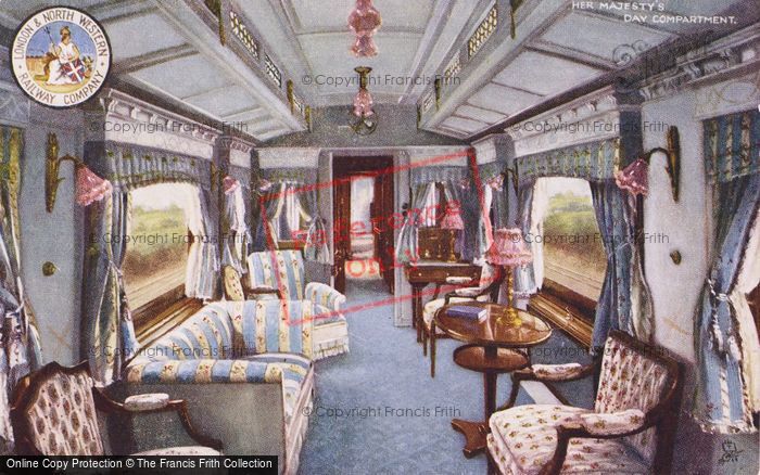 Photo of Royal Train, Her Majesty's Day Compartment c.1905