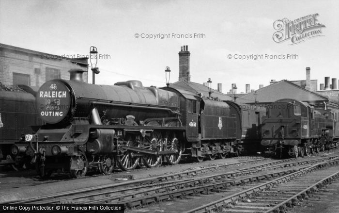 Photo of Steam Train Chartered For Raleigh Works Outing 1958