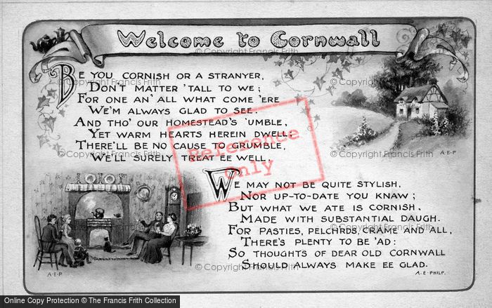 Photo of Welcome To Cornwall 1911