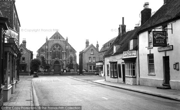 Photo of Spilsby, Market Street And Methodist Chapel 1957