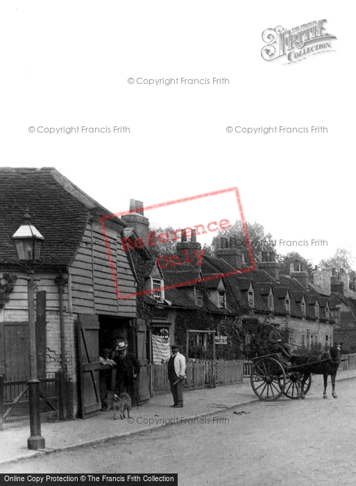 Photo of Springfield, Village Men, Springfield Road 1906