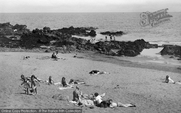 Photo of St Abbs, Sun Corner, Sands Bay c.1935