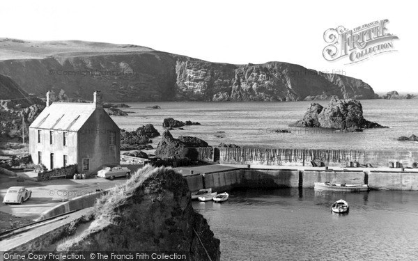 Photo of St Abbs, The Harbour And Cliffs c.1955