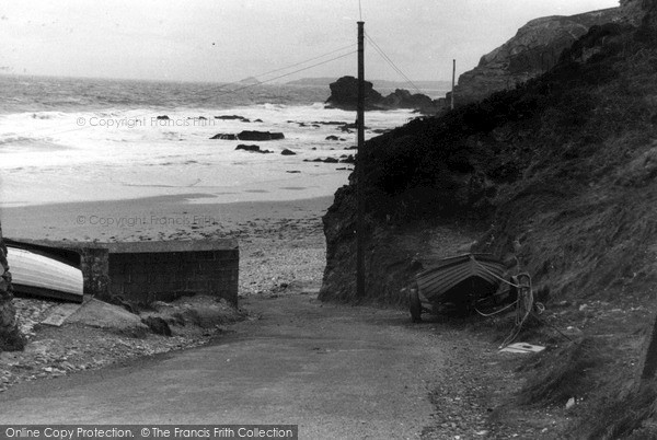 Photo of St Agnes, Beach Approach c.1955