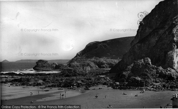 Photo of St Agnes, Beach c.1955