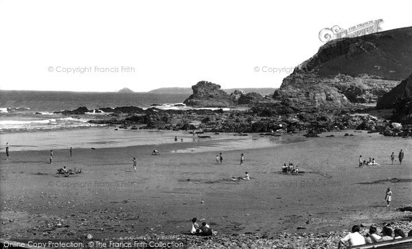 Photo of St Agnes, Beach c.1955