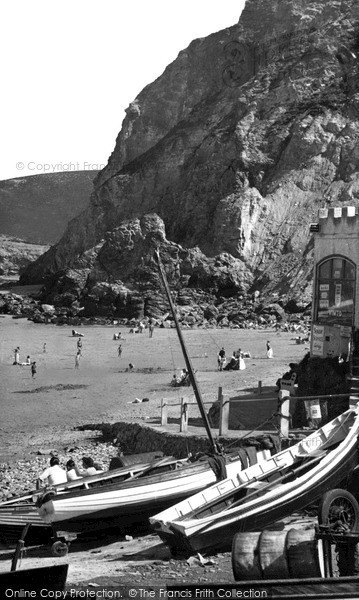 Photo of St Agnes, Beach c.1955