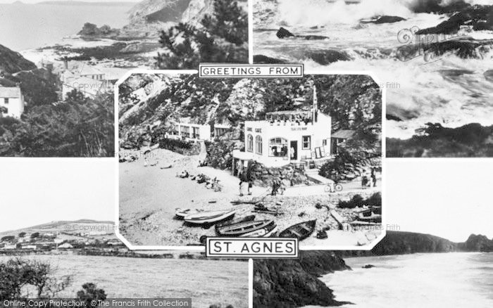 Photo of St Agnes, Composite c.1955