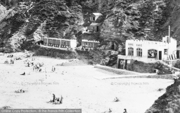 Photo of St Agnes, Cove Cafe Beside The Beach c.1960