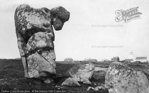 Photo of St Agnes, Nags Head Rock  1891