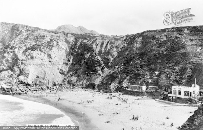 Photo of St Agnes, The Beach c.1960