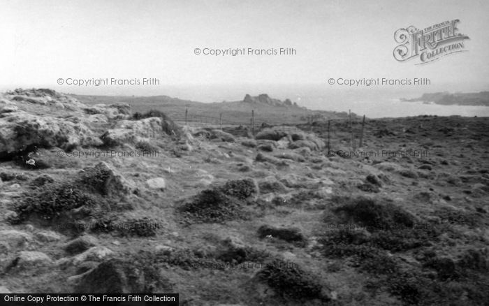 Photo of St Agnes, Tumulus, Gugh c.1955