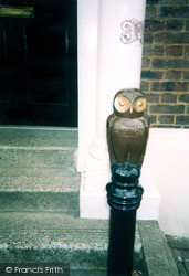 Cast Iron Owl In St Peter's Street 2004, St Albans