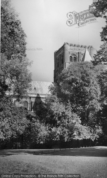 Photo of St Albans, Cathedral And Abbey Church c.1955
