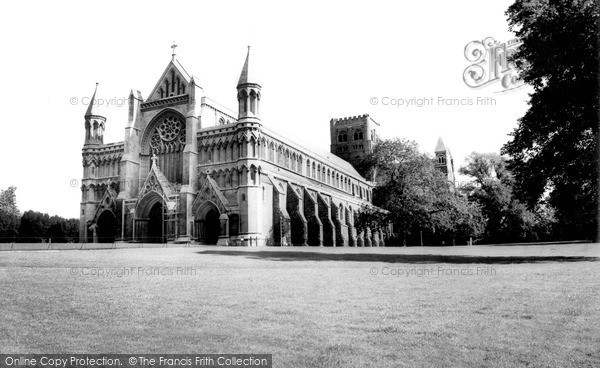 Photo of St Albans, Cathedral And Abbey Church c.1960