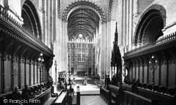 Cathedral And Abbey Church Interior 1921, St Albans
