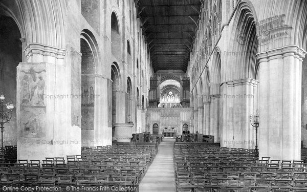 Photo of St Albans, Cathedral And Abbey Church, Nave East 1921