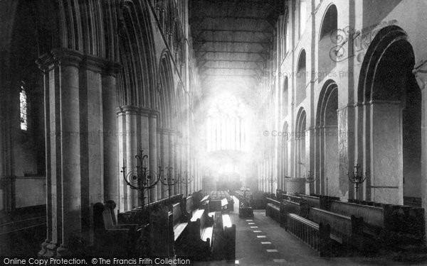 Photo of St Albans, Cathedral And Abbey Church, Nave West 1886