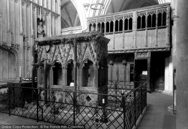 Photo of St Albans, Cathedral And Abbey Church, Shrine Of St Alban c.1960