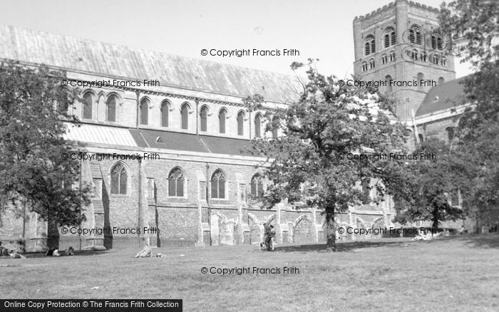 Photo of St Albans, Cathedral c.1955
