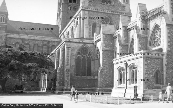 Photo of St Albans, Cathedral c.1955