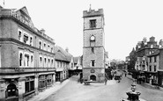 St Albans, Clock Tower and Market Cross 1921