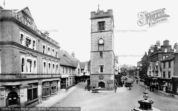 Photo of St Albans, Clock Tower and Market Cross 1921