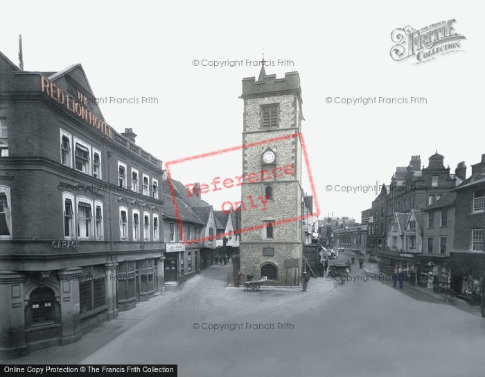 Photo of St Albans, Clock Tower And Market Cross 1921