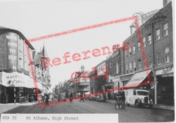 High Street c.1955, St Albans