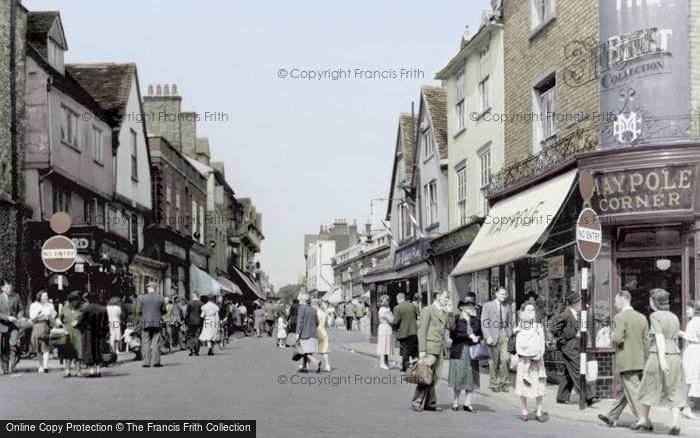 Photo of St Albans, Market Place c.1950