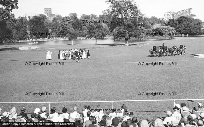 Photo of St Albans, Performance In The Cathedral Grounds c.1955