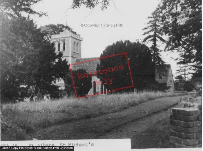 Photo of St Albans, St Michael's Church c.1955