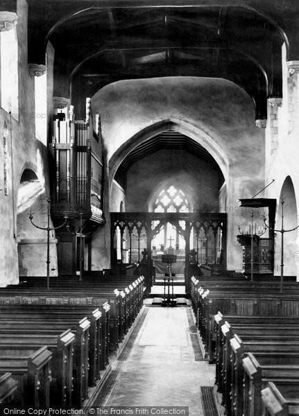 Photo of St Albans, St Michael's Church, Interior c.1885