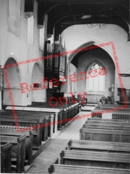 St Michael's Church Interior c.1955, St Albans