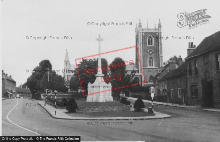 Photo of St Albans, St Peter's Church c.1955