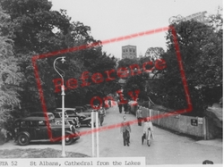 The Cathedral From The Lakes c.1955, St Albans