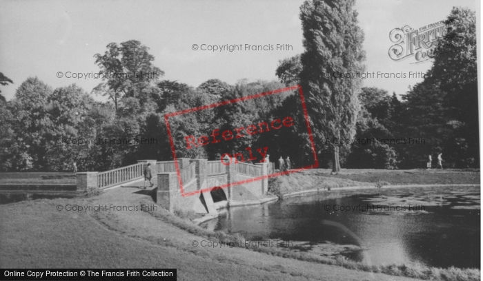 Photo of St Albans, The Lake c.1955