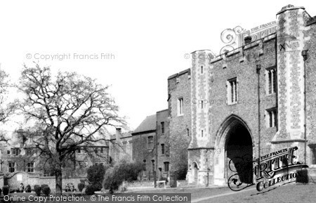Photo of St Albans, The Monastic Gateway c.1959
