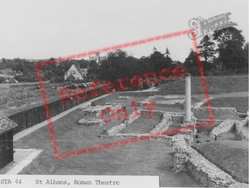 The Roman Theatre c.1955, St Albans