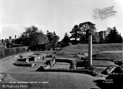 The Roman Theatre c.1960, St Albans