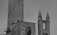 St Andrews, St Rule's Tower and Cathedral 1953