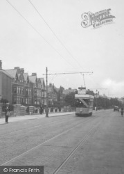 St Anne's, A Tram On South Drive 1923, St Annes