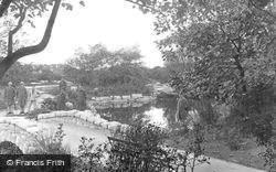 St Anne's, Ashton Gardens, Bridge And Stepping Stones 1917, St Annes