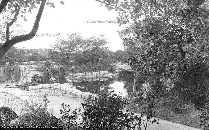 St Anne's, Ashton Gardens, Bridge and Stepping Stones 1917