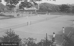St Anne's, Ashton Gardens, Tennis And Bowling c.1955, St Annes