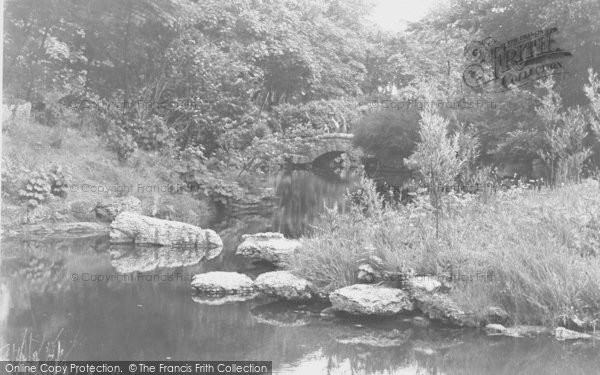Photo of St Anne's, Ashton Gardens, The Bridge c.1950